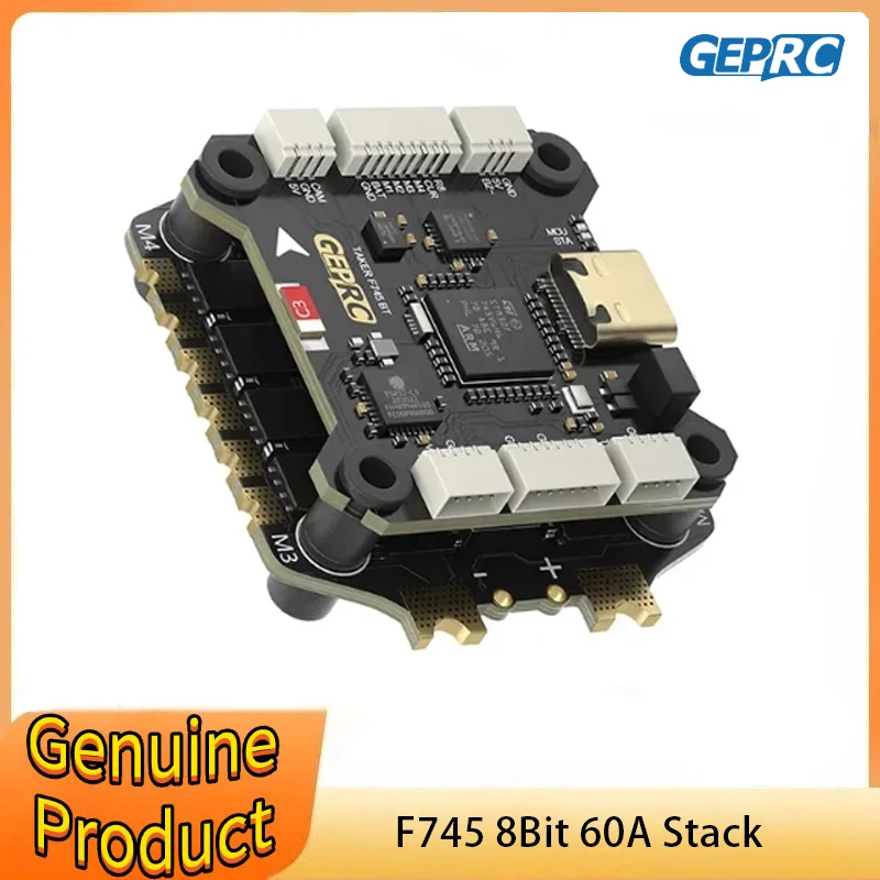 GEPRC TAKER F745 BT 8Bit 60A Stack 4IN1 ESC 512MB Black Box Data Analyze Record Flight Barometer LiPo 30.5X30.5mm
GEPRC TAKER F745 BT 8Bit 60A Stack 4IN1 ESC 512MB Black Box Data Analyze Record Flight Barometer LiPo 30.5X30.5mm