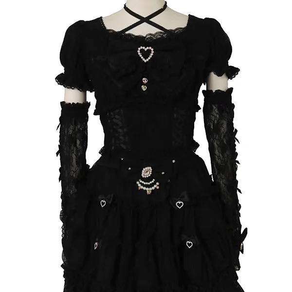 Sweet Cute Heavy Embellished Lace Knot Shirt Japanese Style New Design High Quality Patchwork Sleeve Bow Tie Blouse
Sweet Cute Heavy Embellished Lace Knot Shirt Japanese Style New Design High Quality Patchwork Sleeve Bow Tie Blouse
