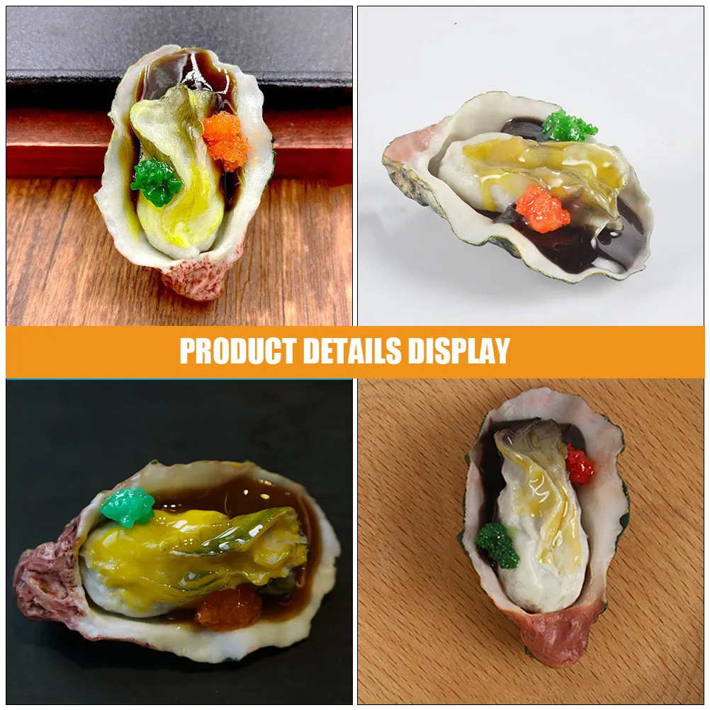 3Pcs Artificial Seafood Shellfish Simulation Oyster Realistic Decoration for Restaurant Home Barbecue Table Display Prop
3Pcs Artificial Seafood Shellfish Simulation Oyster Realistic Decoration for Restaurant Home Barbecue Table Display Prop