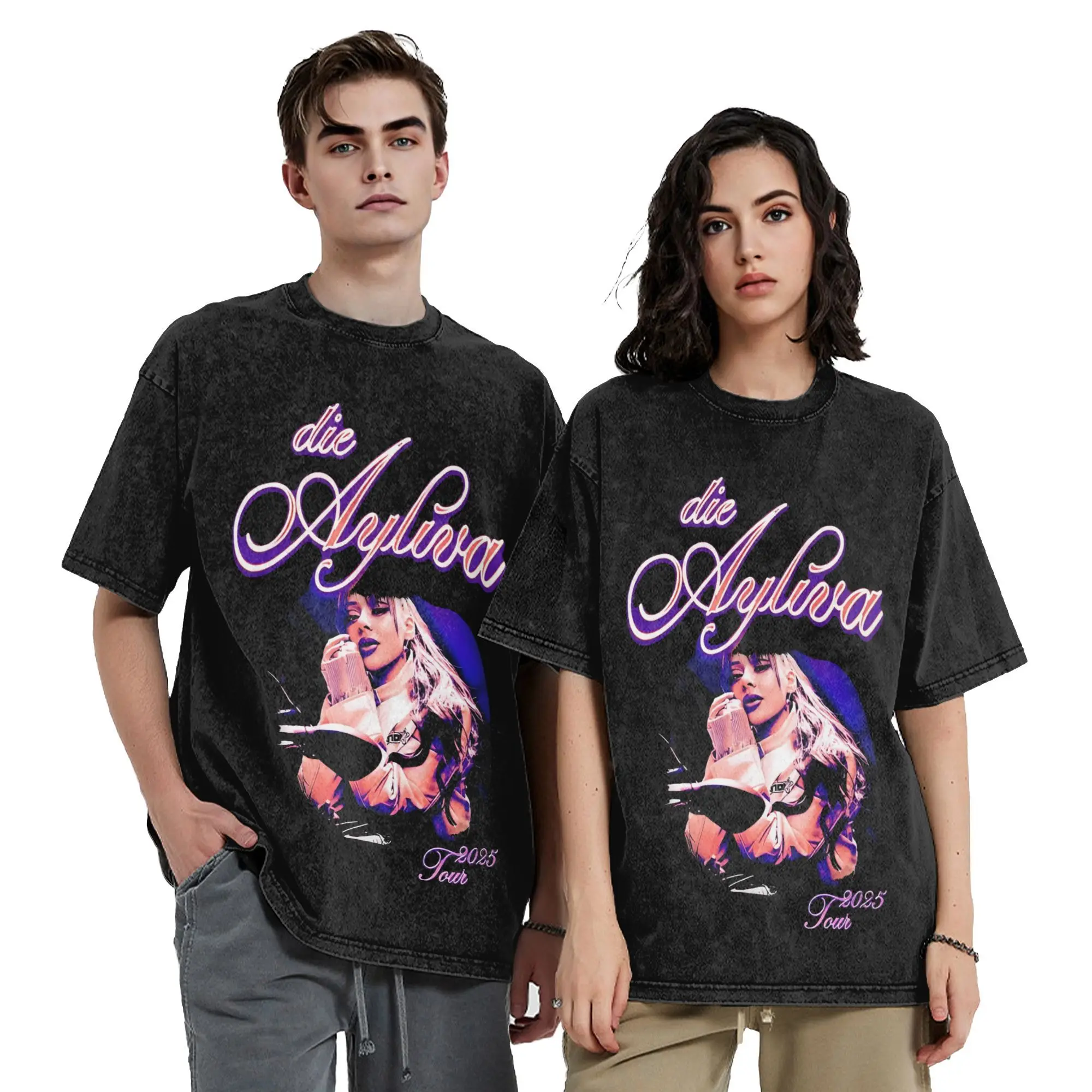 Ayliva Tour 2025 Vintage Washed Tshirts Men's Cotton Tops Aesthetic Round Neck Short Sleeve
Ayliva Tour 2025 Vintage Washed Tshirts Men's Cotton Tops Aesthetic Round Neck Short Sleeve