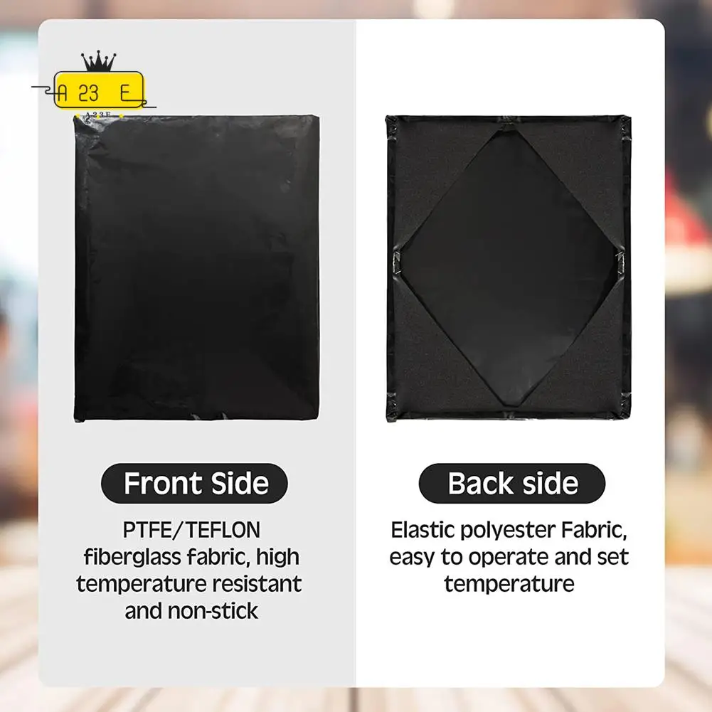 A23E-Heat Press Platen Wrap Cover, Heat Press Heating Plate Protective Cover High Temperature Anti-Stick
A23E-Heat Press Platen Wrap Cover, Heat Press Heating Plate Protective Cover High Temperature Anti-Stick