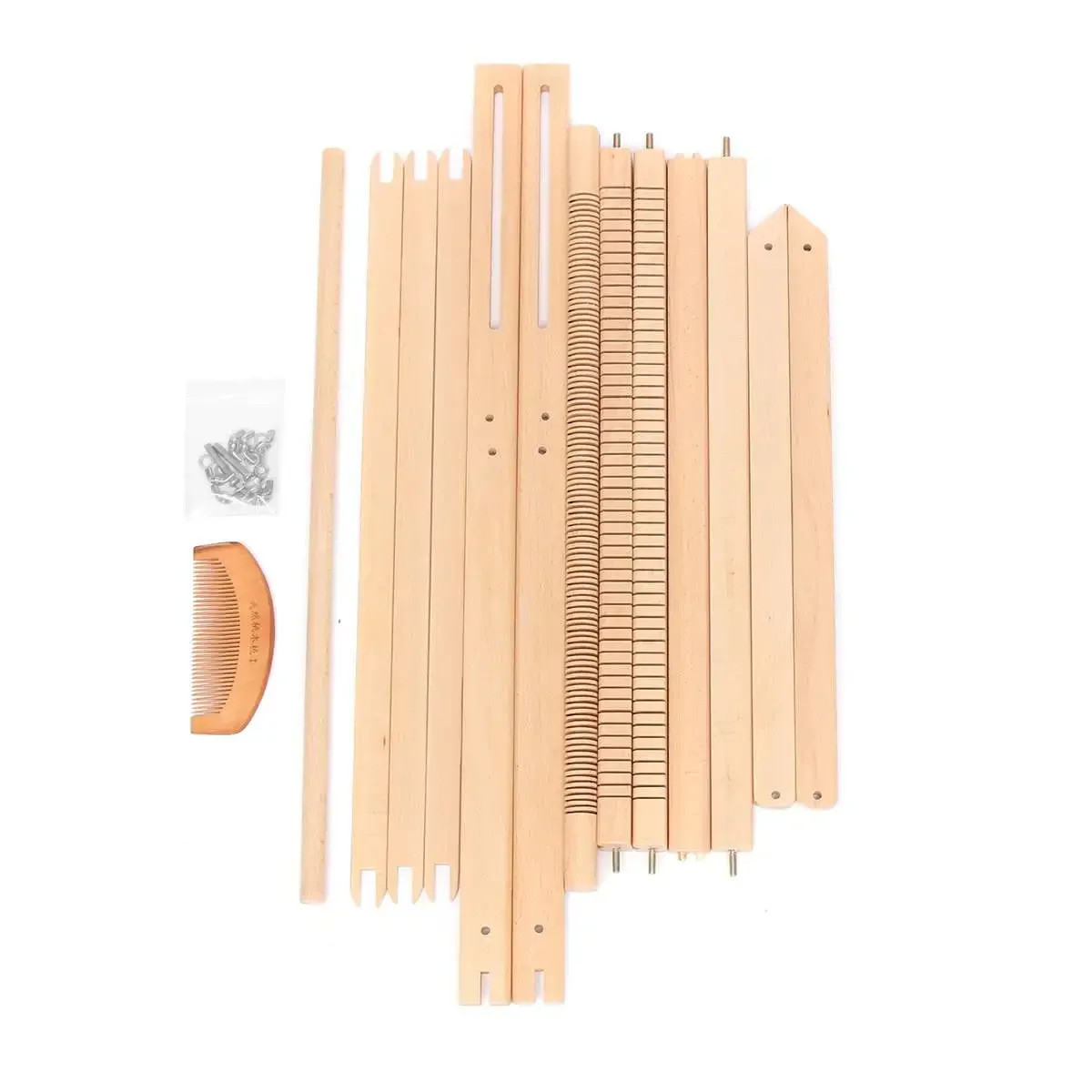 Multifunctional DIY Woven Set Household Hand-Woven Wooden Weaving Loom Kit Tapestry Scarf Loom Sewing Machine
Multifunctional DIY Woven Set Household Hand-Woven Wooden Weaving Loom Kit Tapestry Scarf Loom Sewing Machine