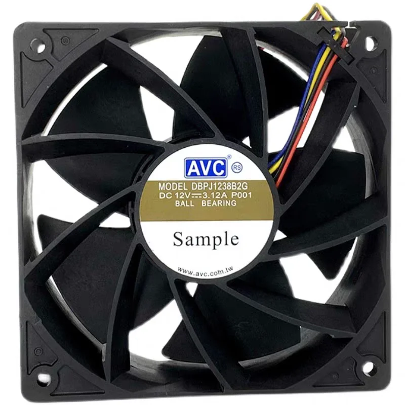 AVC DBPJ1238B2G P001 DC 12V 3.12A 120x120x38mm 4-Wire Server Cooling Fan
AVC DBPJ1238B2G P001 DC 12V 3.12A 120x120x38mm 4-Wire Server Cooling Fan