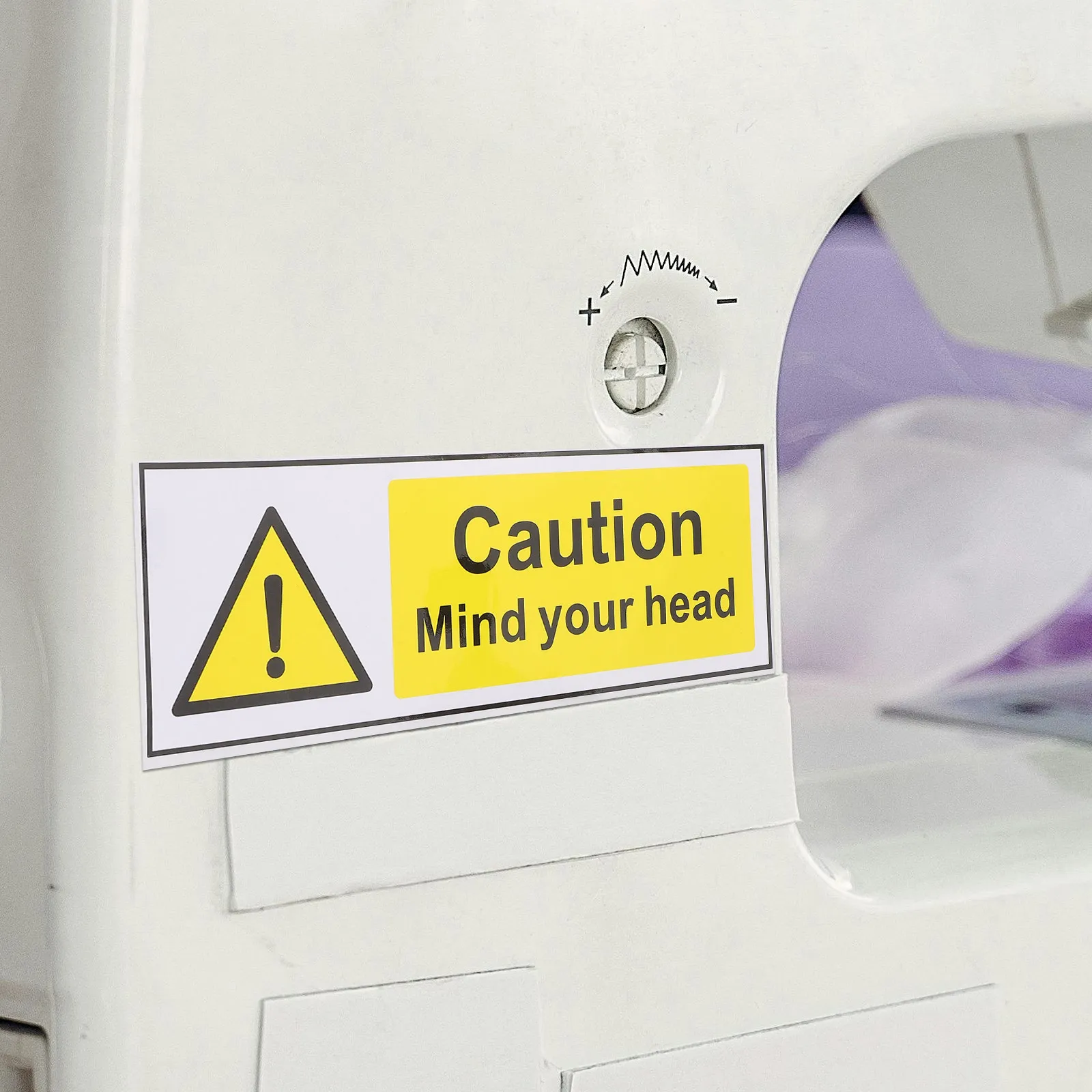 2 листа предупреждающих наклеек «Осторожно, голова!», самоклеящиеся, из прочного полипропилена, для машин и складов
2 листа предупреждающих наклеек «Осторожно, голова!», самоклеящиеся, из прочного полипропилена, для машин и складов