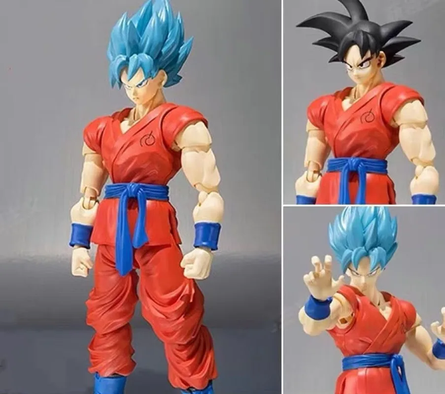 16cm Dragon Ball Blue Hair Son Goku Action Figure Movable Collectible Doll Super Saiyan SHF Model Toys Collection Doll Gift
16cm Dragon Ball Blue Hair Son Goku Action Figure Movable Collectible Doll Super Saiyan SHF Model Toys Collection Doll Gift