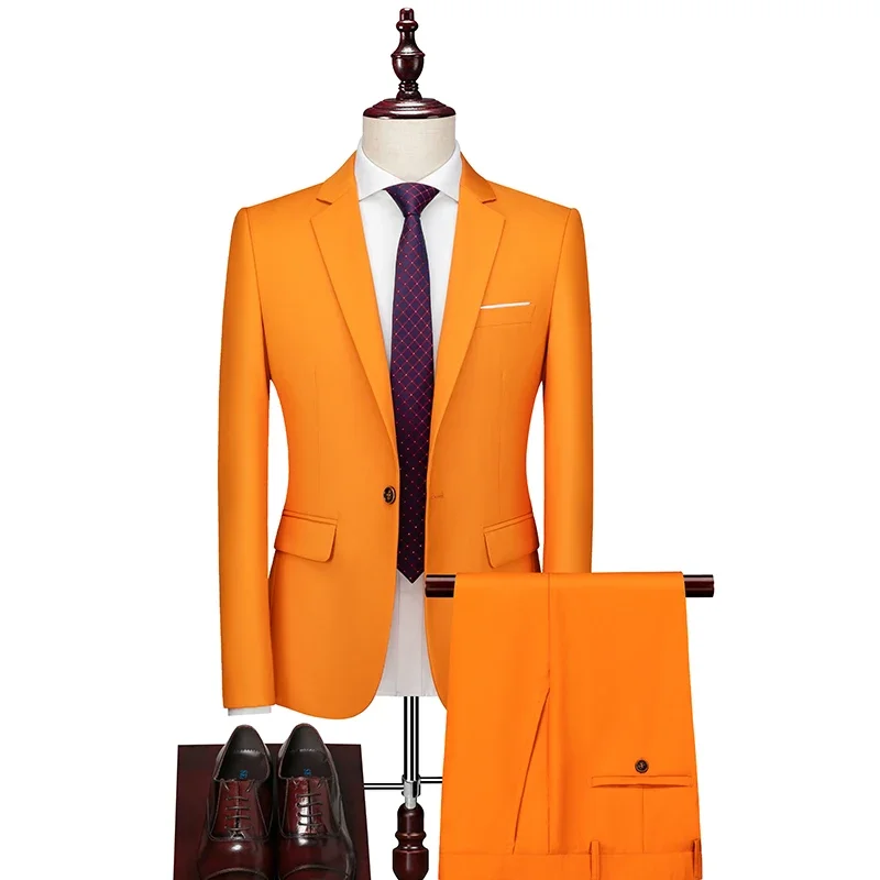 2024 Spring and Autumn Fashion New Men's Business and Leisure Two Piece Suit Top/Men's Double Button Suit Coat and Pants
2024 Spring and Autumn Fashion New Men's Business and Leisure Two Piece Suit Top/Men's Double Button Suit Coat and Pants