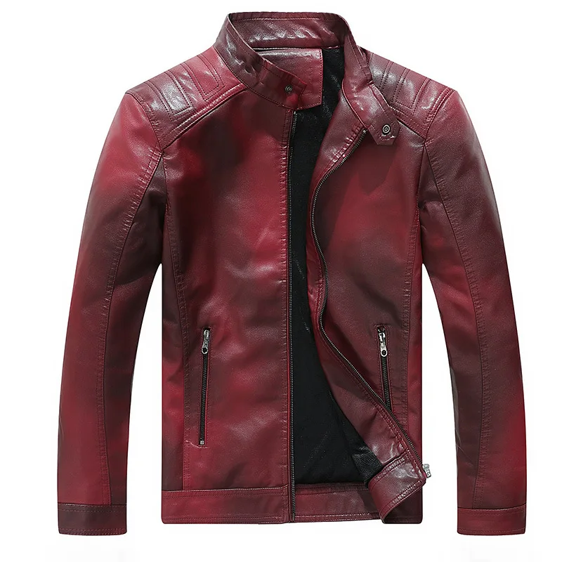 NEW Men Casual Motorcycle Leather Jackets Coat Men Autumn Fashion Stand Collar Faux Leather Jacket Coats Men jaqueta de couro
NEW Men Casual Motorcycle Leather Jackets Coat Men Autumn Fashion Stand Collar Faux Leather Jacket Coats Men jaqueta de couro