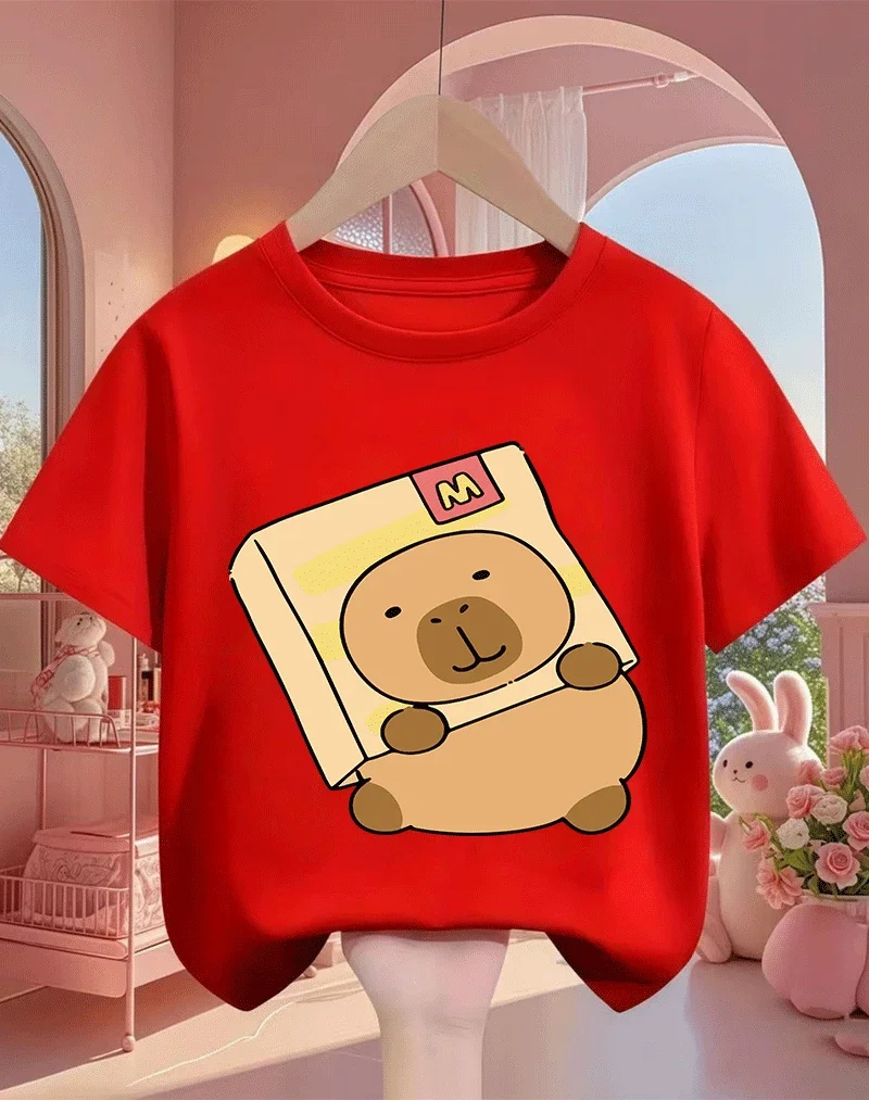 Capybara Creative Graphic Print 2026 2D Summer Short Sleeve Casual Daily Clothes
Capybara Creative Graphic Print 2026 2D Summer Short Sleeve Casual Daily Clothes