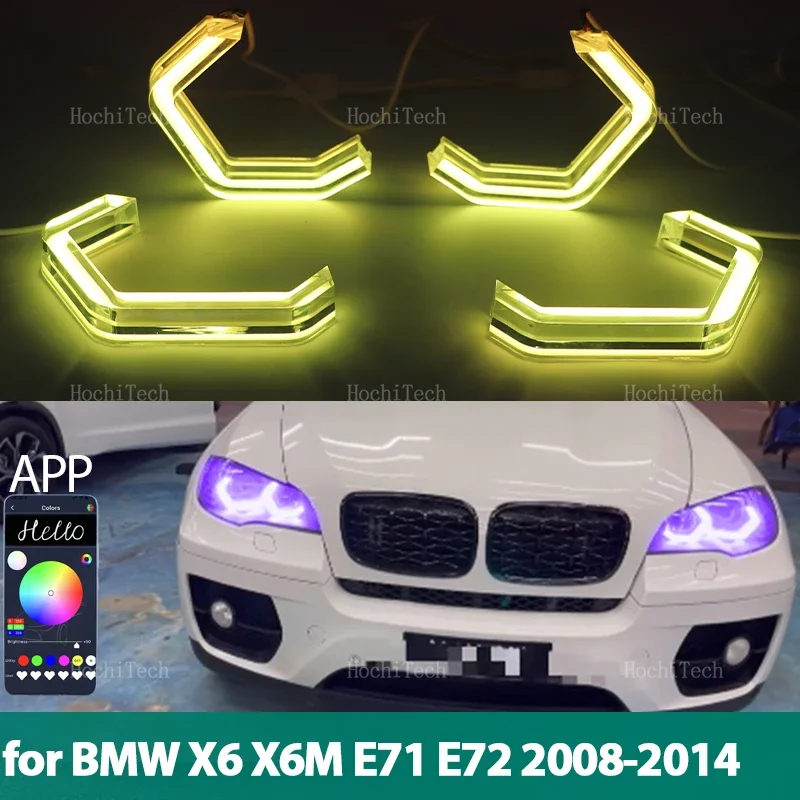 Управление приложениями в стиле M4, светодиодная лампа Angel Eyes, кольцевая лампа RGB для BMW X6 X6M E71 E72 2008-2014 xDrive35i 50i xDrive30d xDrive35d M50d 
Управление приложениями в стиле M4, светодиодная лампа Angel Eyes, кольцевая лампа RGB для BMW X6 X6M E71 E72 2008-2014 xDrive35i 50i xDrive30d xDrive35d M50d