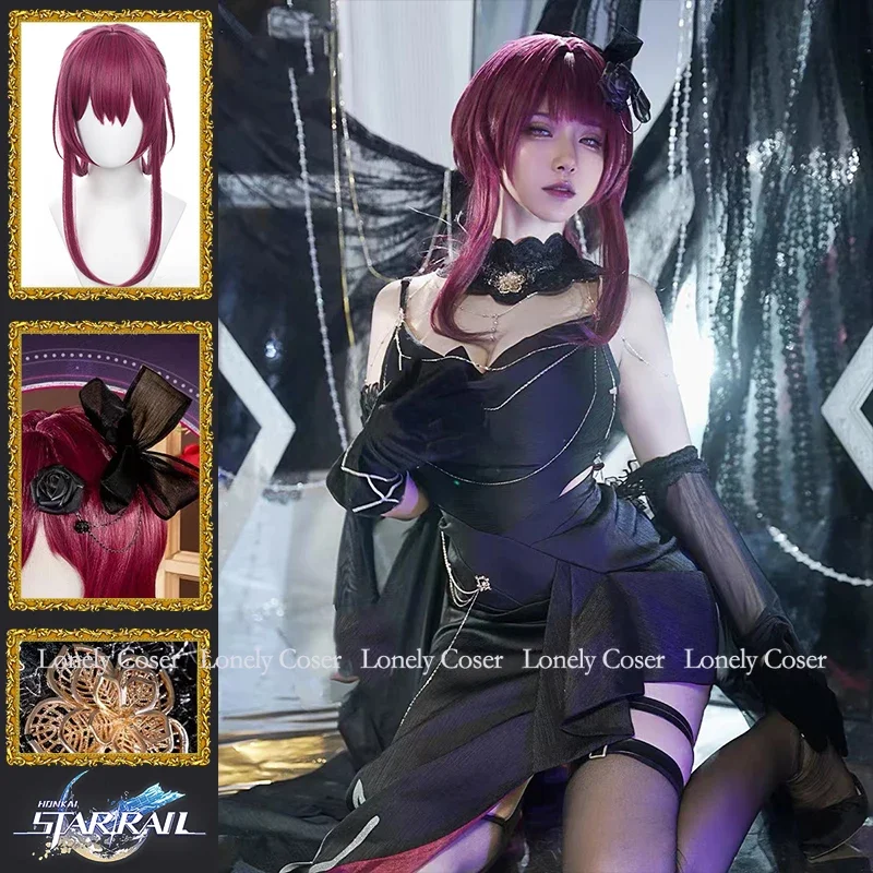 New 2025 Kafka Cosplay Costume Game Honkai Star Rail Wig Gloves Hairpin Necklace Uniform Black Dress Gown Halloween Party RQR45
New 2025 Kafka Cosplay Costume Game Honkai Star Rail Wig Gloves Hairpin Necklace Uniform Black Dress Gown Halloween Party RQR45