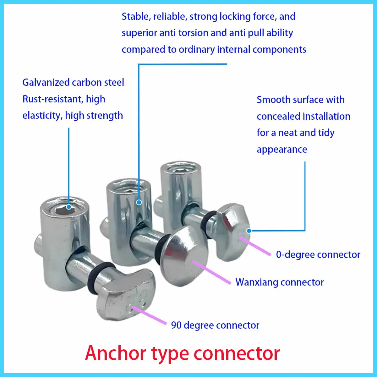 1PCS 90° 180 ° Insert Anchor Pin Hidden Connector For 3030 4040 4545 Aluminum Profile Invisible Built-in Fixing Joint Fitting
1PCS 90° 180 ° Insert Anchor Pin Hidden Connector For 3030 4040 4545 Aluminum Profile Invisible Built-in Fixing Joint Fitting