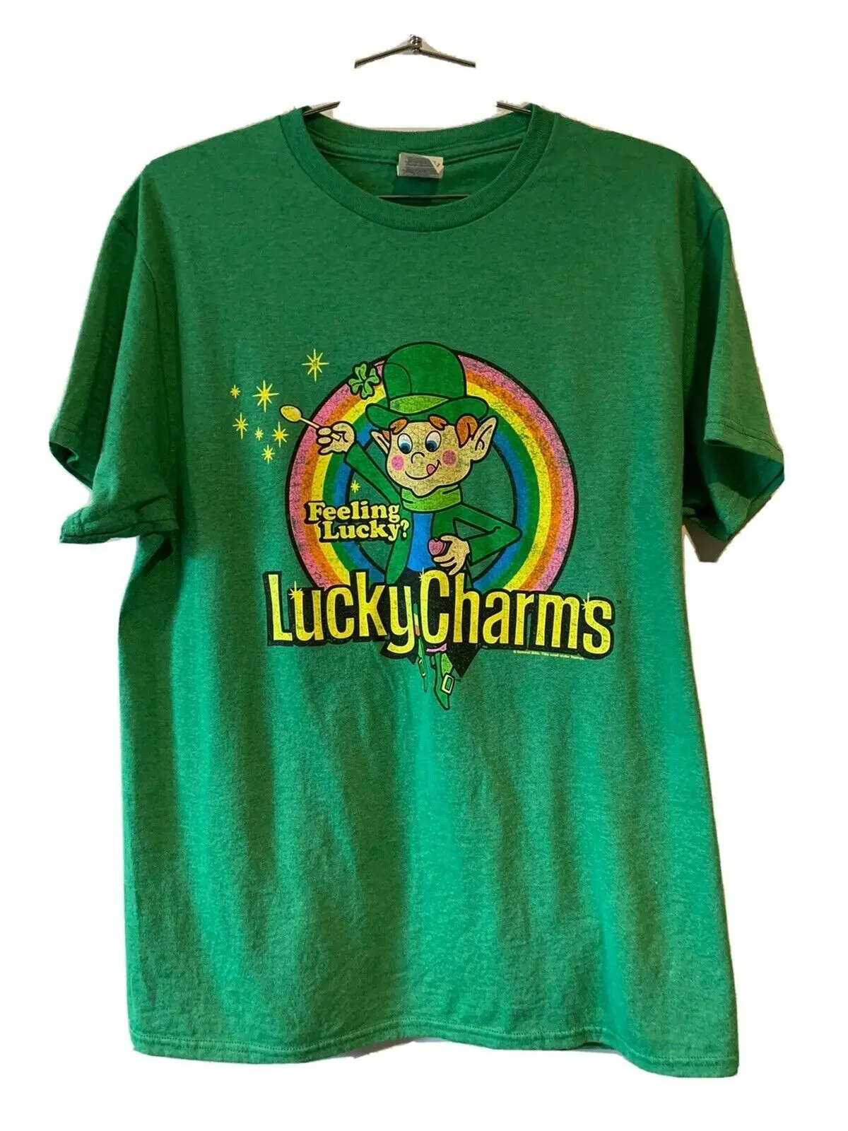 Футболка Leprechaun с подвесками на удачу, мужская зеленая футболка, размер M, забавная футболка с коротким рукавом, уличная одежда, новые модные футболки
Футболка Leprechaun с подвесками на удачу, мужская зеленая футболка, размер M, забавная футболка с коротким рукавом, уличная одежда, новые модные футболки
