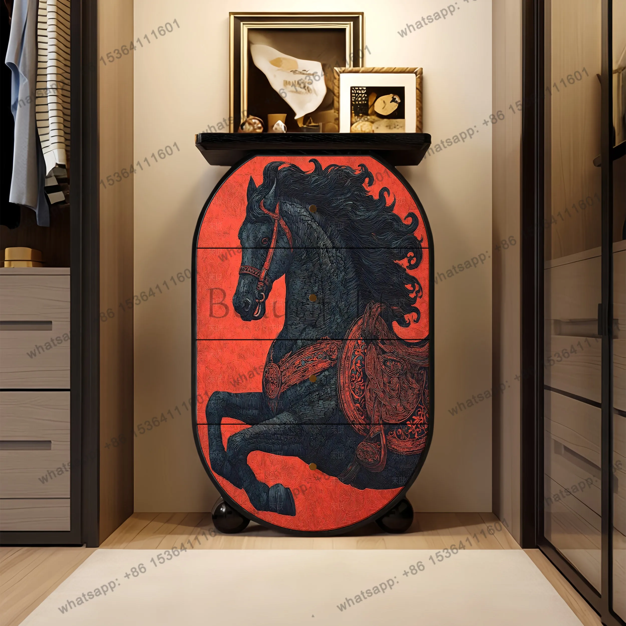 Chinese solid wood living room entrance cabinet retro horse corridor end aisle cabinet
Chinese solid wood living room entrance cabinet retro horse corridor end aisle cabinet