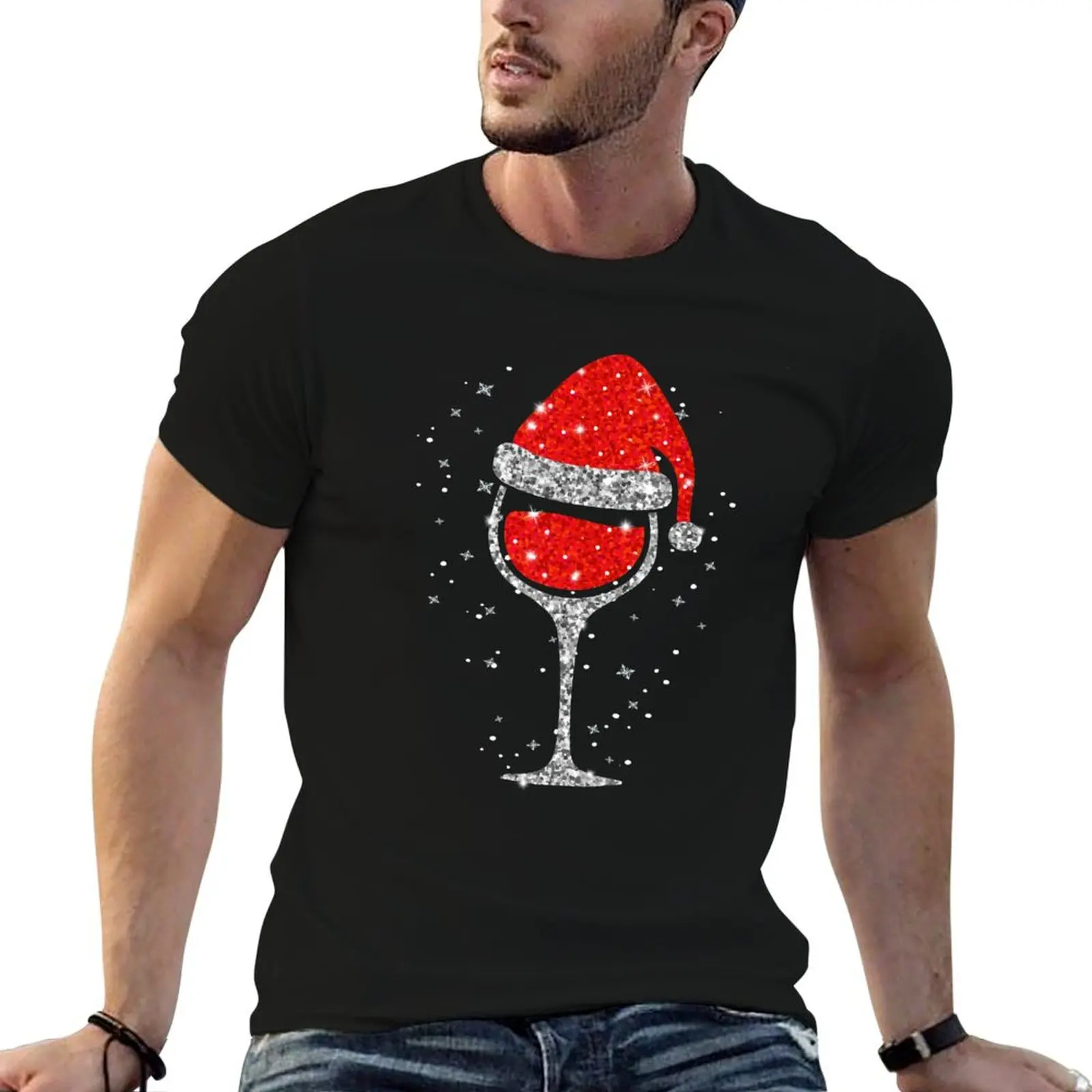 Christmas Wine Glass Snowflakes Santa Hat Red Wine T-Shirt t shirt man designer t shirt for man T-Shirt
Christmas Wine Glass Snowflakes Santa Hat Red Wine T-Shirt t shirt man designer t shirt for man T-Shirt