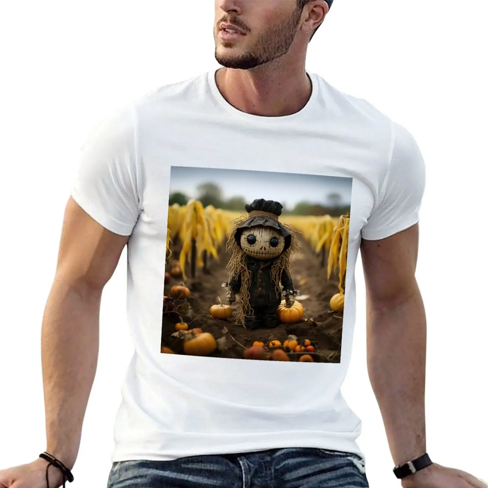 Scarecrow Puppet in Corn Field T-Shirt anime t shirts oversize t shirt man plain T-Shirt
Scarecrow Puppet in Corn Field T-Shirt anime t shirts oversize t shirt man plain T-Shirt
