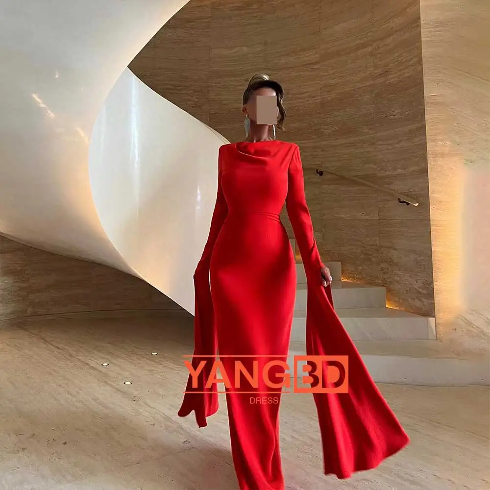 YangBD Women's Evening Dresses A-Line Full Sleeves Summer New In Dresses Elegant Wedding Party Gowns Arab 2025
YangBD Women's Evening Dresses A-Line Full Sleeves Summer New In Dresses Elegant Wedding Party Gowns Arab 2025
