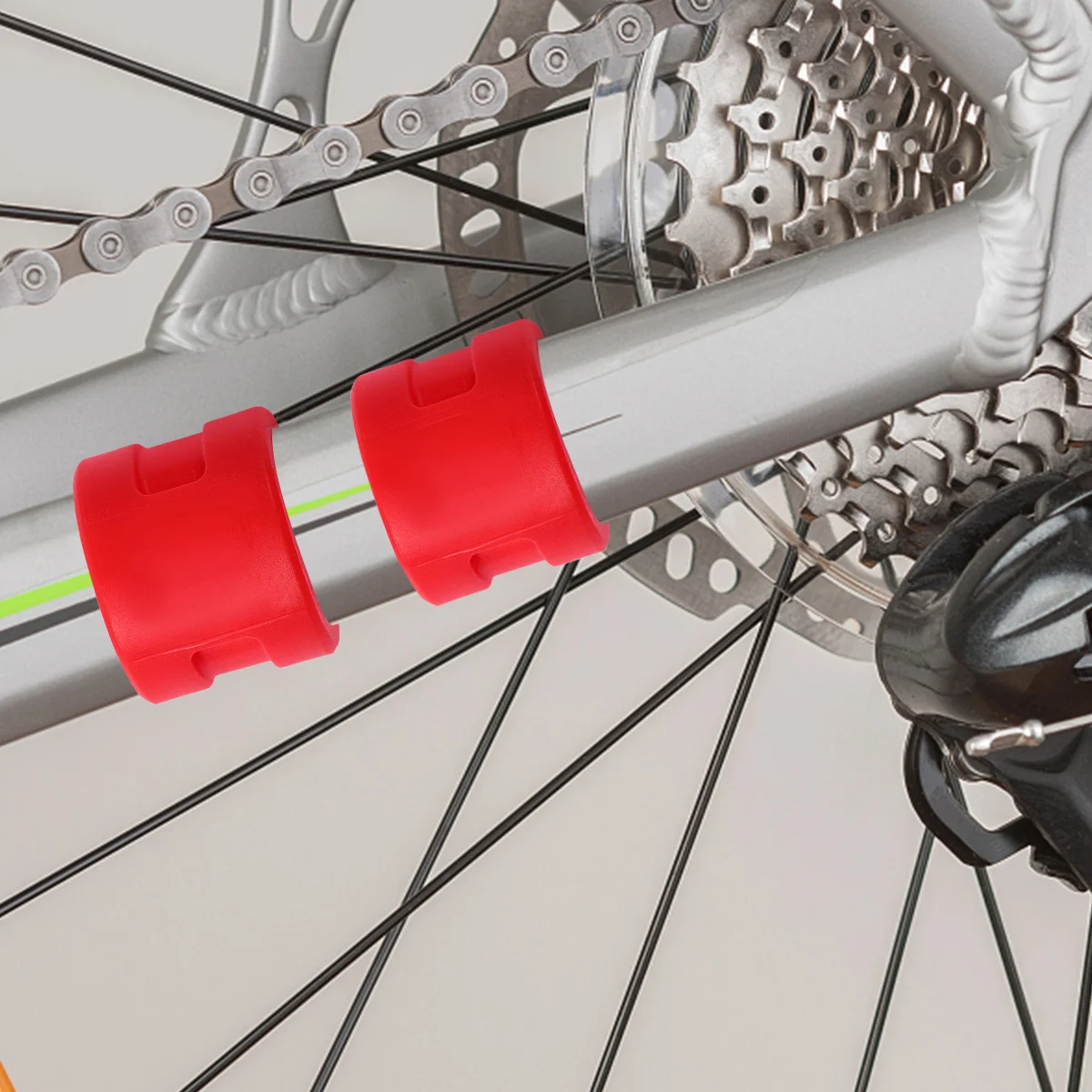 4Pcs Anti-Collision Rubber Protective Rings Clip Mounted Road Rear Fork Chain Protector Mountain Bike Accessories Durable
4Pcs Anti-Collision Rubber Protective Rings Clip Mounted Road Rear Fork Chain Protector Mountain Bike Accessories Durable