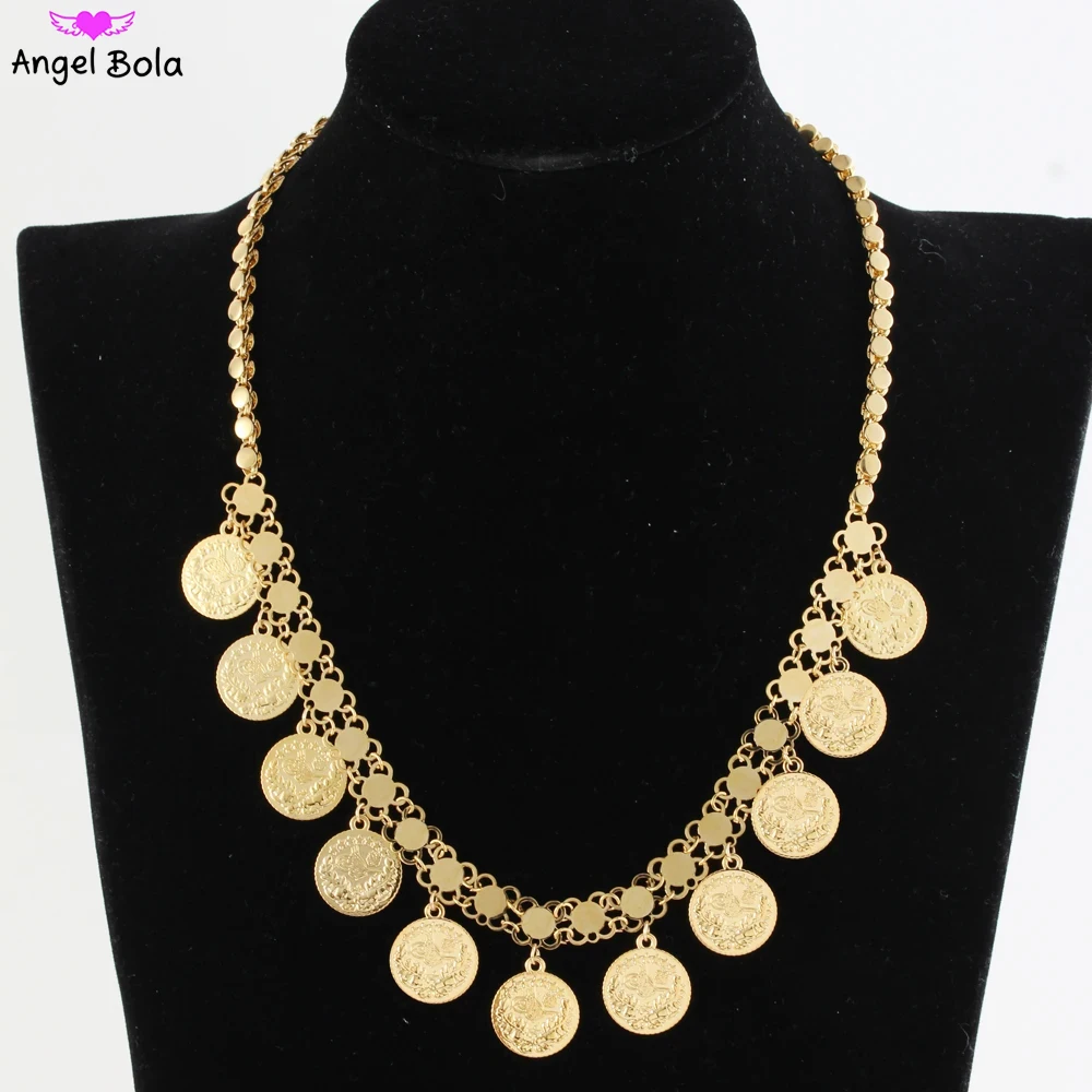Luxury Gold Coin Round Pendant Necklace for Women Girls Party Cuban Shiny mesh Chains Choker Jewelry Wholesale 
Luxury Gold Coin Round Pendant Necklace for Women Girls Party Cuban Shiny mesh Chains Choker Jewelry Wholesale