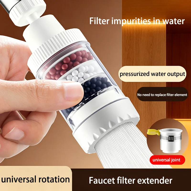 Multilayer Filter Anti Splash Faucet Nozzle Universal Kitchen Tap Extender Household Water Treatment Accessories
Multilayer Filter Anti Splash Faucet Nozzle Universal Kitchen Tap Extender Household Water Treatment Accessories