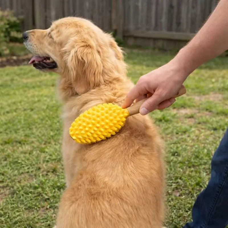 2026 NEW Soft Hanging Dogs Massage Comb Durian Shape Pet Grooming Brush Tangle-Free Silicone Pet Hair Cleaner Brush Bathing Care
2026 NEW Soft Hanging Dogs Massage Comb Durian Shape Pet Grooming Brush Tangle-Free Silicone Pet Hair Cleaner Brush Bathing Care