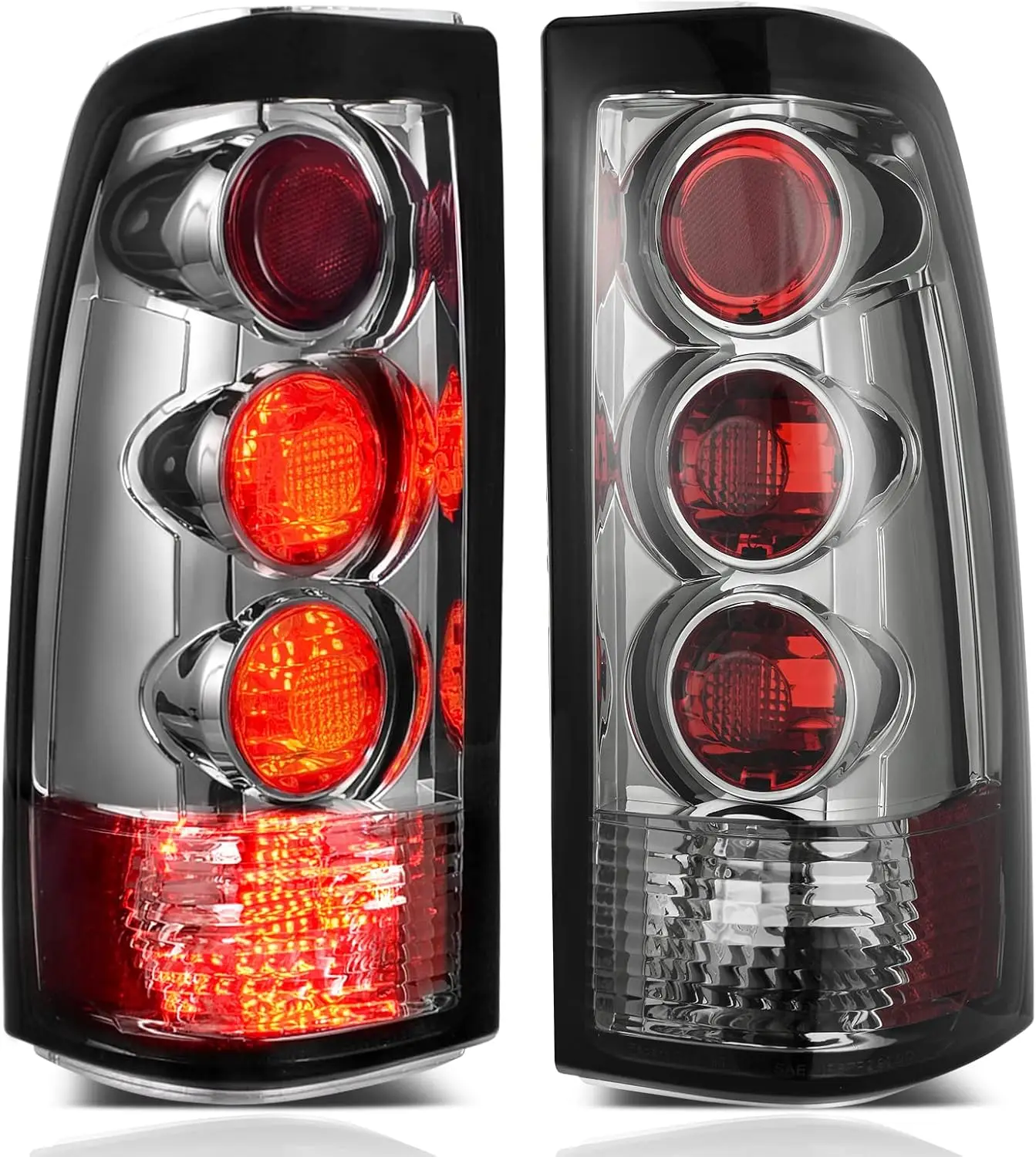 Tail Lights Assembly for 1999-2003 Chevy Silverado 1500/2500 & GMC Sierra 1500/2500 (Fleetside Only)
Tail Lights Assembly for 1999-2003 Chevy Silverado 1500/2500 & GMC Sierra 1500/2500 (Fleetside Only)