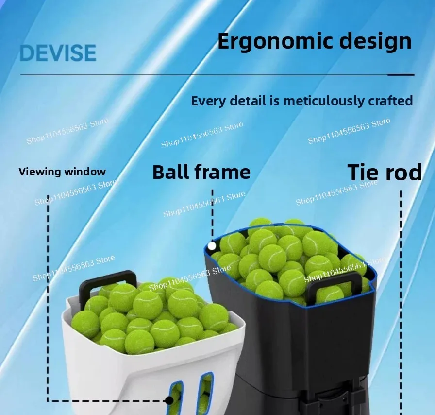 High-capacity, remotely controllable, self-assembled training tennis ball machine
High-capacity, remotely controllable, self-assembled training tennis ball machine