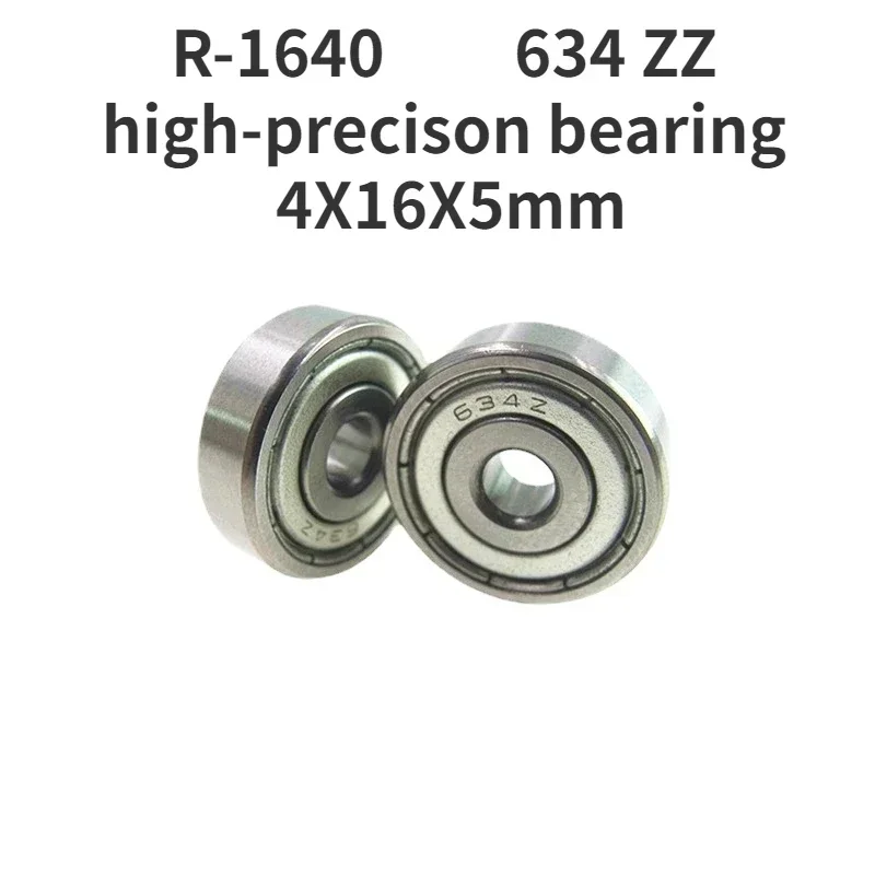 Motor bearing inner hole 4 Outer diameter 16 thickness 5mm R-1640 634 bearing 4X16X5mm
Motor bearing inner hole 4 Outer diameter 16 thickness 5mm R-1640 634 bearing 4X16X5mm