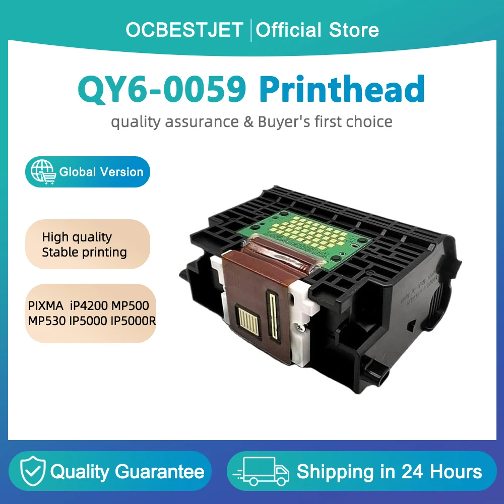 Печатающая головка QY6-0059 для принтеров Canon iP4200, MP500, MP530, IP5000, IP5000R
Печатающая головка QY6-0059 для принтеров Canon iP4200, MP500, MP530, IP5000, IP5000R
