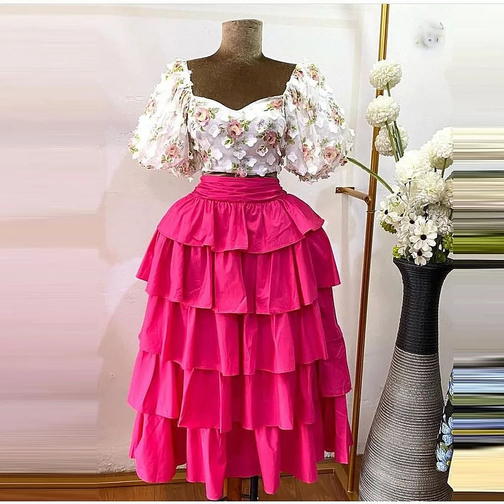 Fuchsia Satin Cake Skirts Without Top Layers Tiered Party Skirt Yong Girls Birthday Skirt Custom Made Maxi Skirt To Party
Fuchsia Satin Cake Skirts Without Top Layers Tiered Party Skirt Yong Girls Birthday Skirt Custom Made Maxi Skirt To Party