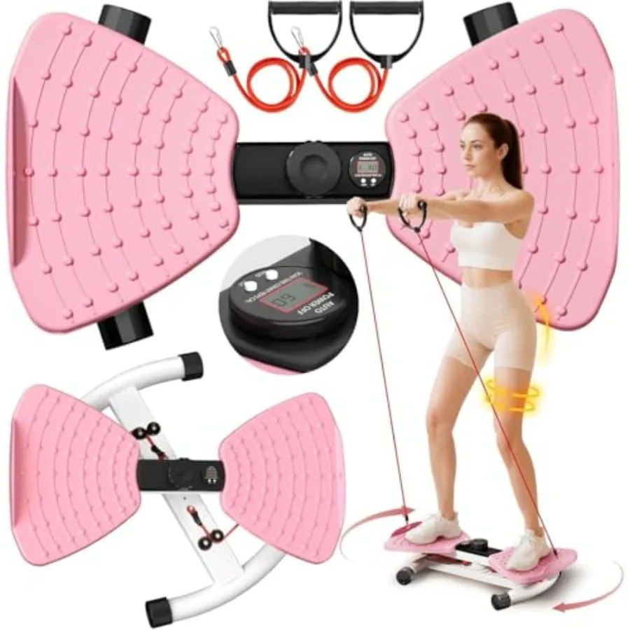 Waist Twister Machine Exercise Fitness Tool Ab Twister Board with the Smart LED Digital Monitor 300lbS Capacity and 20dB Ultra-
Waist Twister Machine Exercise Fitness Tool Ab Twister Board with the Smart LED Digital Monitor 300lbS Capacity and 20dB Ultra-