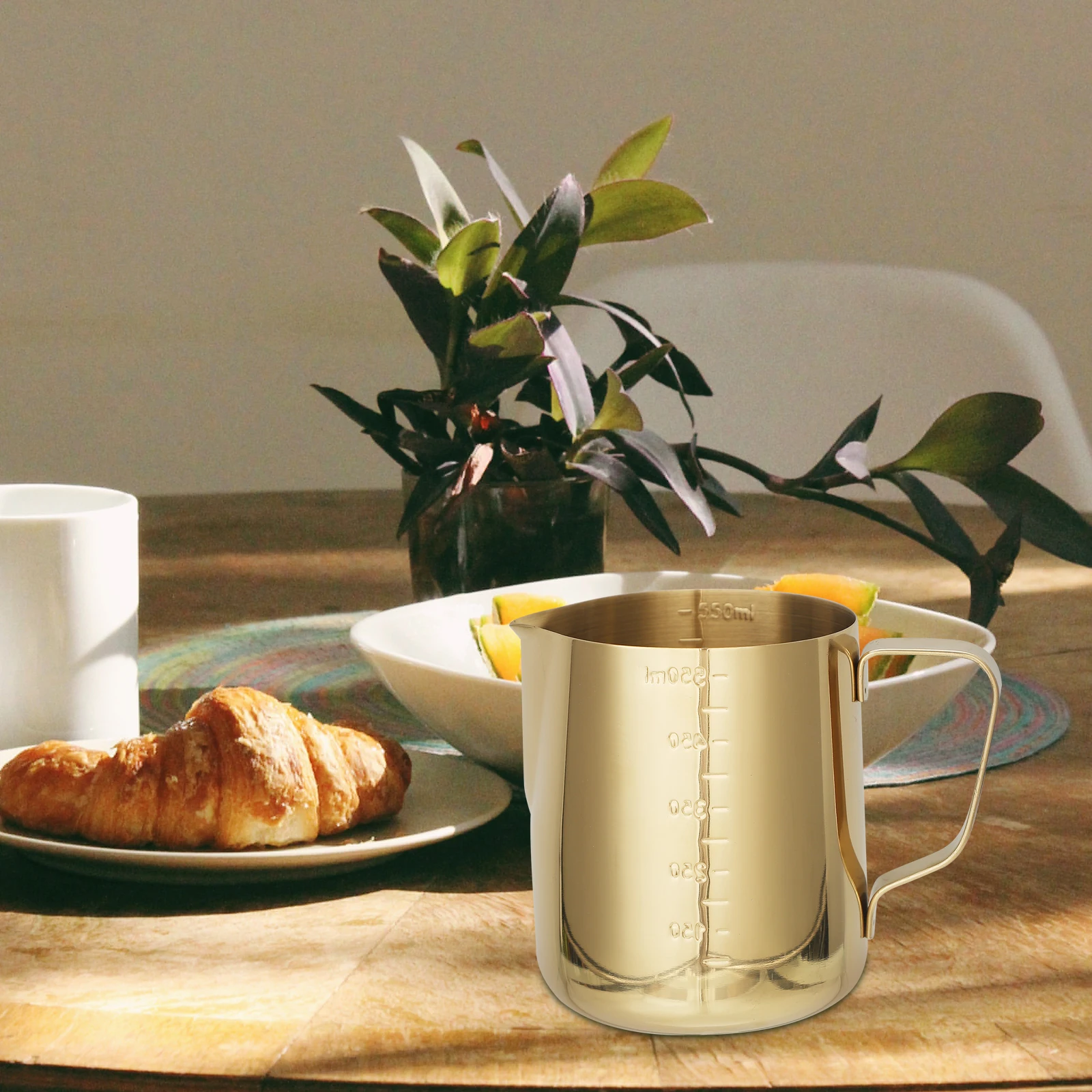 Milk Frother Pitcher Stainless Machine Jug Cups Steaming Frothing Espresso Latte Art Creamer Glass
Milk Frother Pitcher Stainless Machine Jug Cups Steaming Frothing Espresso Latte Art Creamer Glass