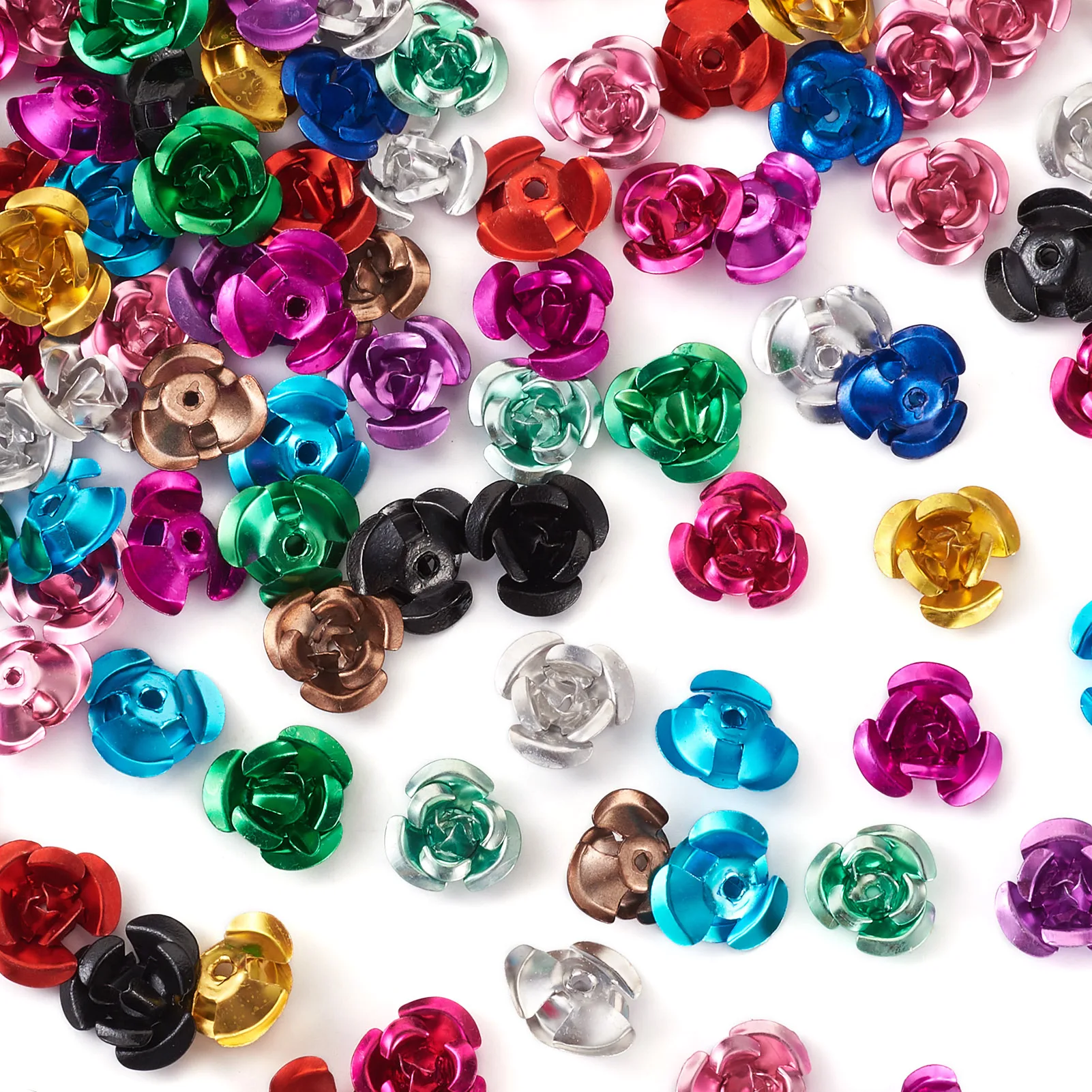 1 Set Rose Flower Aluminum Cabochons Beads for Women DIY Dangle Earrings Mobile Phone Nail Art Decoration Accessories Crafts
1 Set Rose Flower Aluminum Cabochons Beads for Women DIY Dangle Earrings Mobile Phone Nail Art Decoration Accessories Crafts