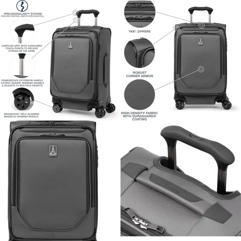 Lightweight Expandable 8-Wheel Spinner Carry-On Suitcase, 21-Inch, Unisex, Titanium Grey
Lightweight Expandable 8-Wheel Spinner Carry-On Suitcase, 21-Inch, Unisex, Titanium Grey