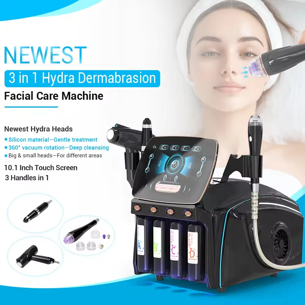 3 in 1 Oxygen Facial Machine Beauty Instrument Face Massage Aqua Dermabrasion Bubble Rekuvenation Facial Cleansing Machine
3 in 1 Oxygen Facial Machine Beauty Instrument Face Massage Aqua Dermabrasion Bubble Rekuvenation Facial Cleansing Machine