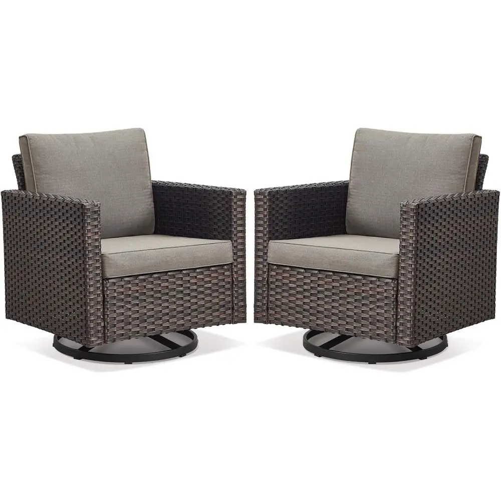 Oversized Outdoor Bistro Set with 2 Swivel Rocker Chairs for Patio, Deck, or Backyard
Oversized Outdoor Bistro Set with 2 Swivel Rocker Chairs for Patio, Deck, or Backyard