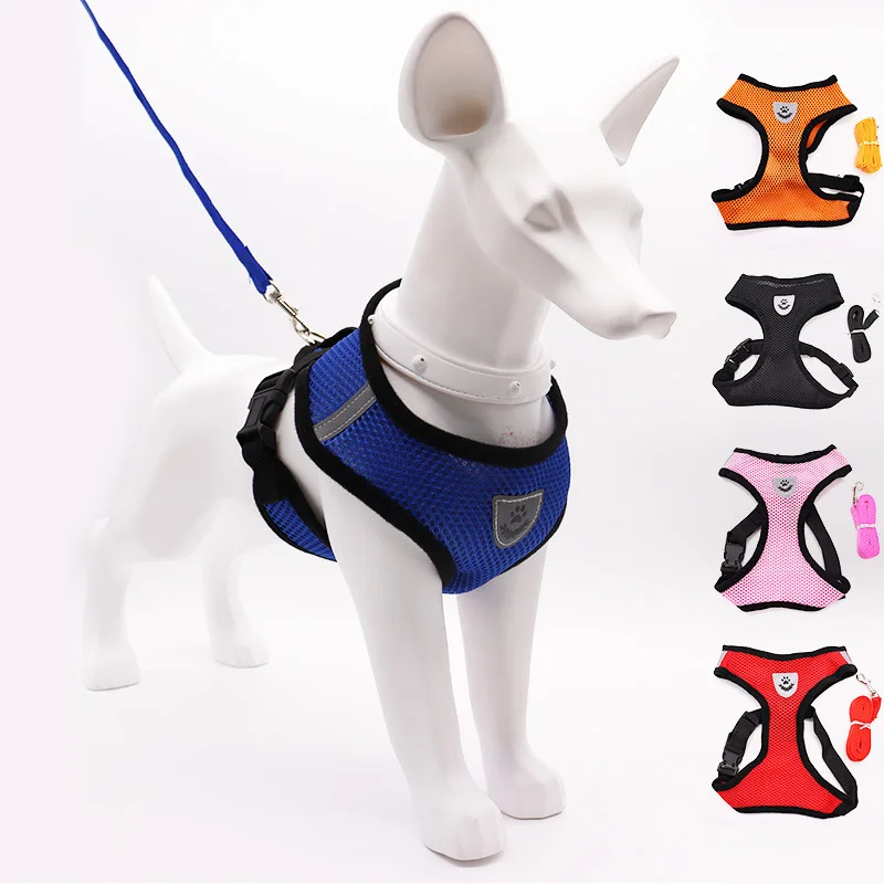 Dog Harness Set Adjustable Pet Chest Strap For Small Medium Dogs Cats Reflective Puppy Harness Vest French-Bulldog York
Dog Harness Set Adjustable Pet Chest Strap For Small Medium Dogs Cats Reflective Puppy Harness Vest French-Bulldog York