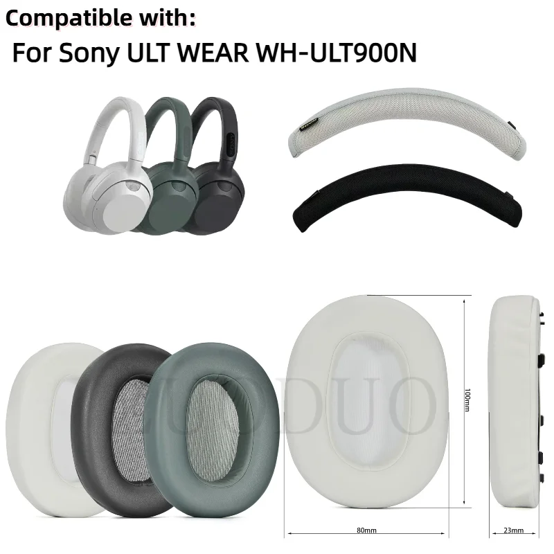Ear Pads for Sony ULT WEAR WH-ULT900N Headphone Headset Memory Foam Ear Cushions High Quality
Ear Pads for Sony ULT WEAR WH-ULT900N Headphone Headset Memory Foam Ear Cushions High Quality