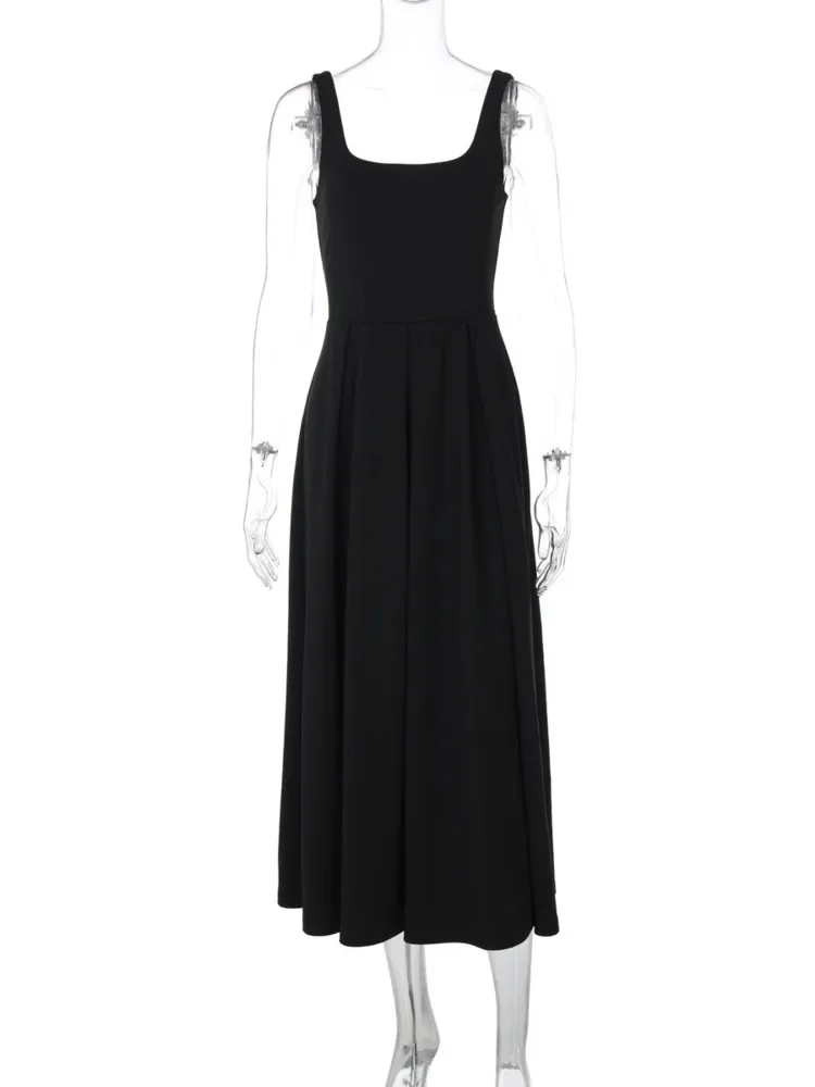 2025 New Spaghetti Strap Backless Sexy Maxi Dress For Women High Waist A-line Pleated Club Party Long Dresses Female
2025 New Spaghetti Strap Backless Sexy Maxi Dress For Women High Waist A-line Pleated Club Party Long Dresses Female