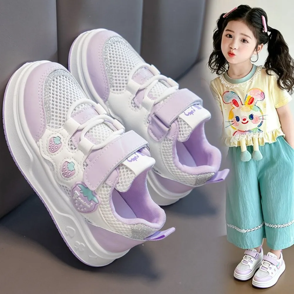 Children's Cute Fruit Pattern Casual Sports Shoes Spring and Summer Mesh Breathable Non-slip Comfortable Thick-soled Sports Shoe
Children's Cute Fruit Pattern Casual Sports Shoes Spring and Summer Mesh Breathable Non-slip Comfortable Thick-soled Sports Shoe