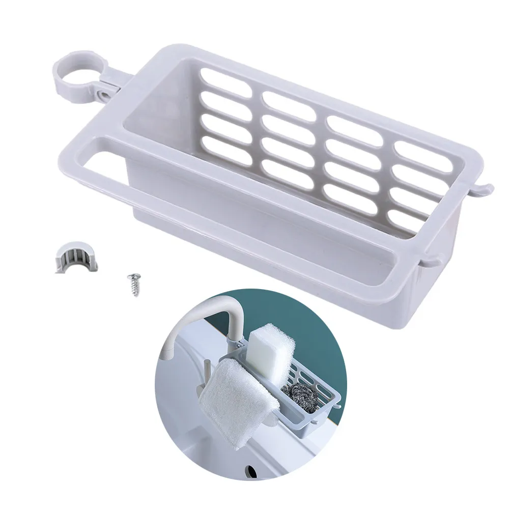 Kitchen Sink Faucet Clip Drain Rack Gray Multi-Function Double-Layer Reinforced PP Material Flexible Rotation Sink Storage
Kitchen Sink Faucet Clip Drain Rack Gray Multi-Function Double-Layer Reinforced PP Material Flexible Rotation Sink Storage