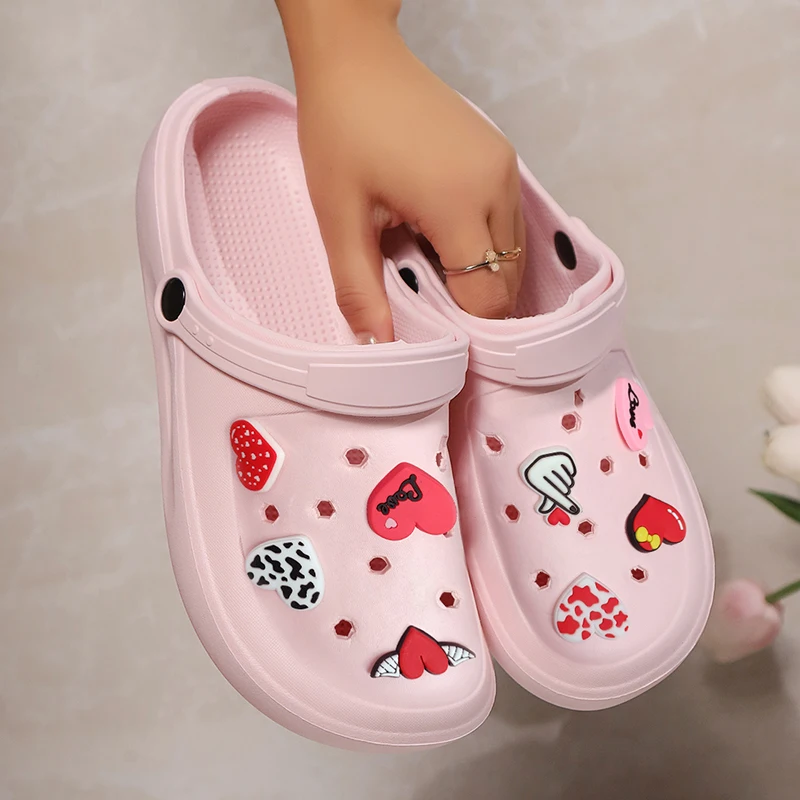 Casual Slippers Woman House Love Luxury Designer Shoes Ladies Flats Women's Sandals Summer 2025 Trend Elegant Slides Large Size
Casual Slippers Woman House Love Luxury Designer Shoes Ladies Flats Women's Sandals Summer 2025 Trend Elegant Slides Large Size