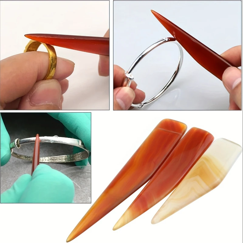 Agate Knife Burnisher Jewelry Polishing Tool Gold Silver Copper Polishing Knife Natural Agate Dental Polisher Knife-shaped
Agate Knife Burnisher Jewelry Polishing Tool Gold Silver Copper Polishing Knife Natural Agate Dental Polisher Knife-shaped