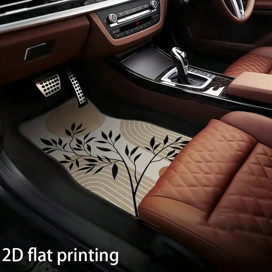 4-Piece Car Floor Mats Set With Floral And Moon Pattern Universal Fit Washable Durable Anti-Slip
4-Piece Car Floor Mats Set With Floral And Moon Pattern Universal Fit Washable Durable Anti-Slip
