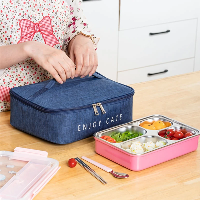 New Handheld Portable Lunch Bag Household Square Cooler Bag Large Capacity Waterproof Oxford Cloth Student Picnic Lunch Bag
New Handheld Portable Lunch Bag Household Square Cooler Bag Large Capacity Waterproof Oxford Cloth Student Picnic Lunch Bag