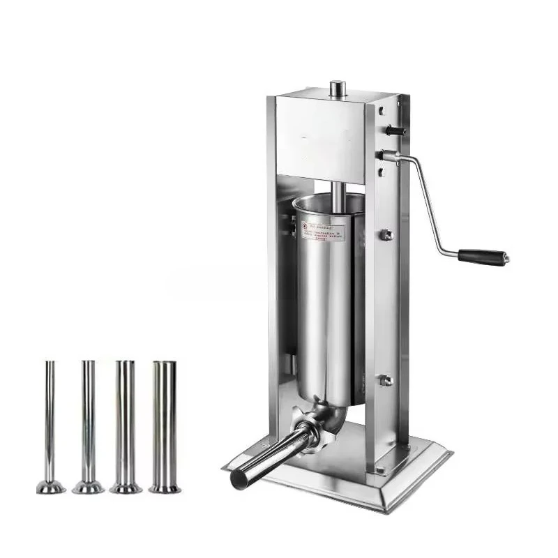10L Stainless Steel Meat Filling Machine Household Manual Sausage Filling Machine Vertical Sausage Stuffer
10L Stainless Steel Meat Filling Machine Household Manual Sausage Filling Machine Vertical Sausage Stuffer