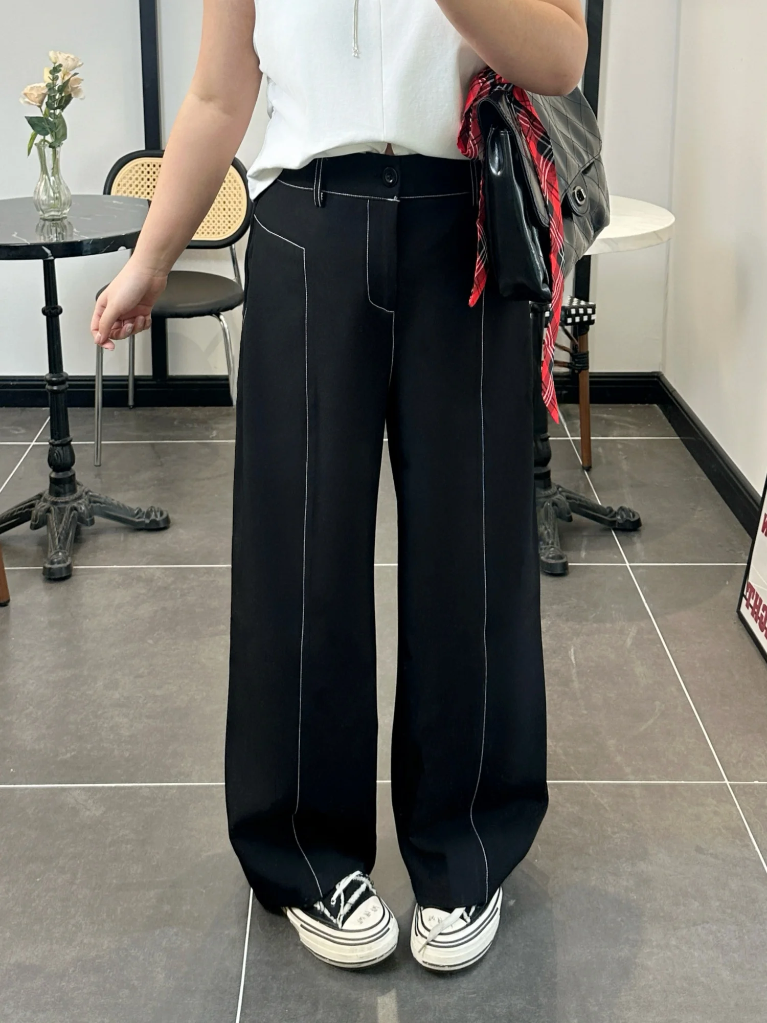 Fashionable Casual Wide Leg Pants plus Size Women's Suit Pants High Waist Polyester Fiber Spring New Style Versatile Slimming...
Fashionable Casual Wide Leg Pants plus Size Women's Suit Pants High Waist Polyester Fiber Spring New Style Versatile Slimming...