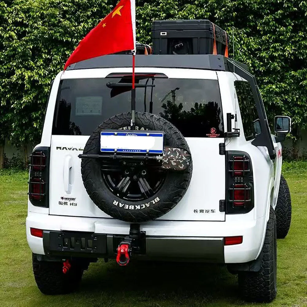 For Haval H9 2th License plate cover Spare wheel support Flag pole base License plate cover Off road engineer shovel shovel
For Haval H9 2th License plate cover Spare wheel support Flag pole base License plate cover Off road engineer shovel shovel