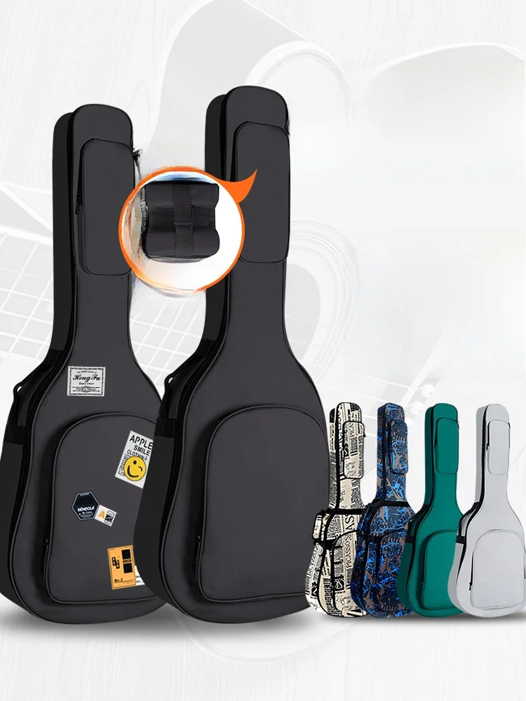 Thiened Waterproof Guitar Bag Bapa for 4 Inch Classical And Folk Guitars Simple Design Music Instrument Carry Case
Thiened Waterproof Guitar Bag Bapa for 4 Inch Classical And Folk Guitars Simple Design Music Instrument Carry Case