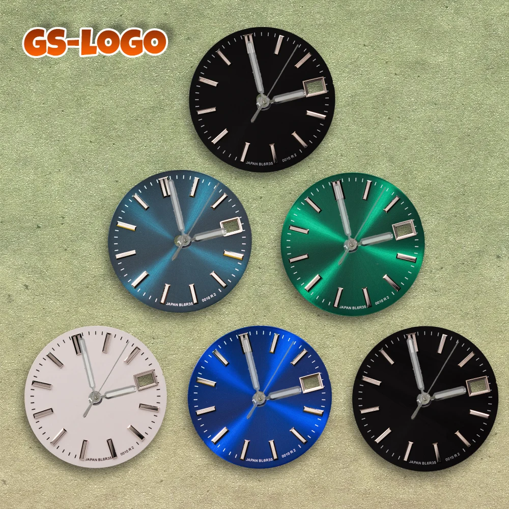 NG GS Logo 28.5mm Sunray Dial NH35/NH36/4R/7S Movement High Quality Watches for men Watch Modification Accessories Repair Parts
NG GS Logo 28.5mm Sunray Dial NH35/NH36/4R/7S Movement High Quality Watches for men Watch Modification Accessories Repair Parts