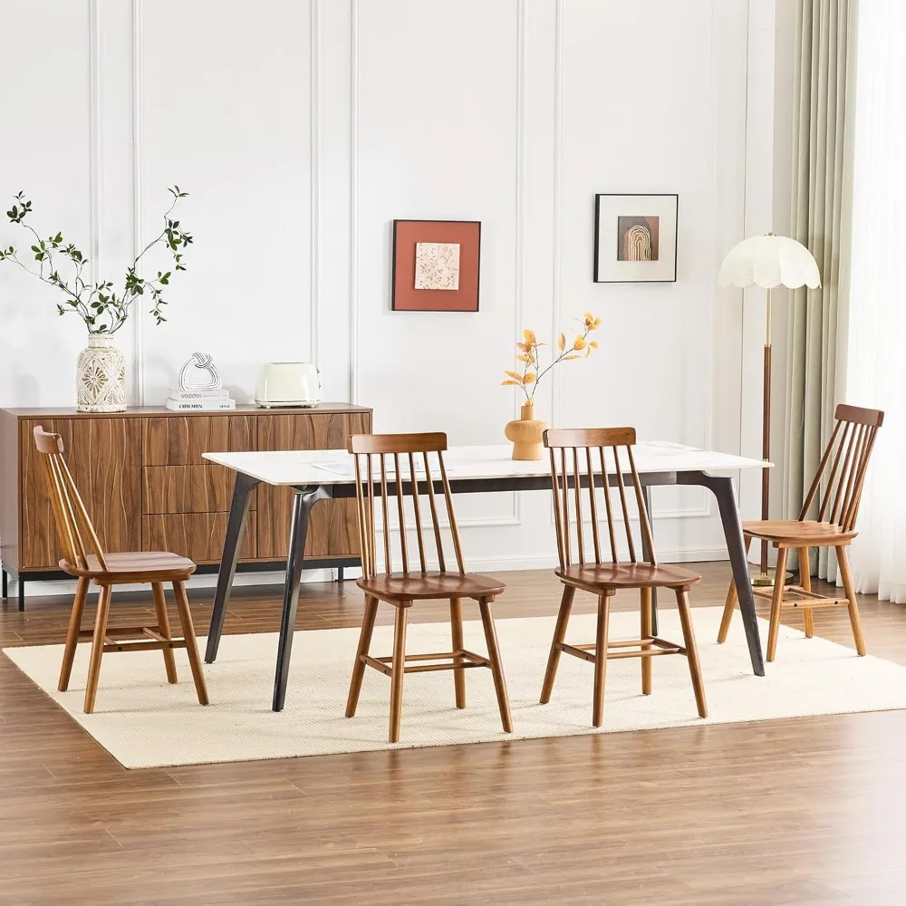 Windsor Wooden Dining Chairs Set of 4 Farmhouse Spindle Back Kitchen Chairs Windsor Dining Chairs for Kitchen, Living Room
Windsor Wooden Dining Chairs Set of 4 Farmhouse Spindle Back Kitchen Chairs Windsor Dining Chairs for Kitchen, Living Room